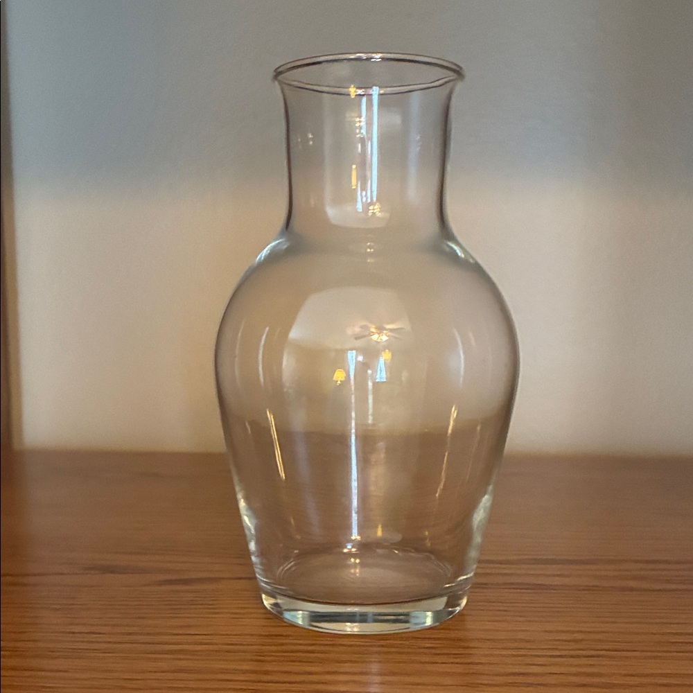 Clear Glass Decorative Vase - Clear